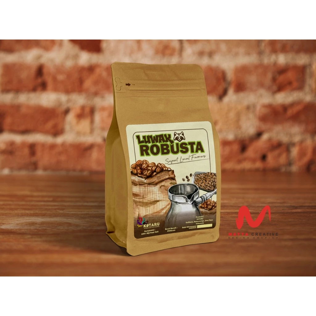 Kopi Luwak Robusta Kalibaru Citarasa Spesial 250 gr